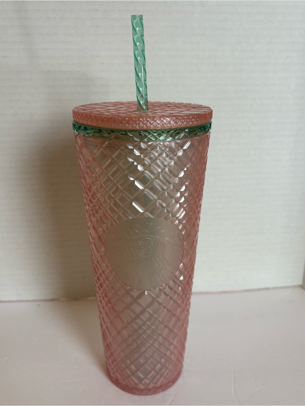 Starbucks jeweled, pearl and mint cold cup Tumbler 24 ounce brand new venti